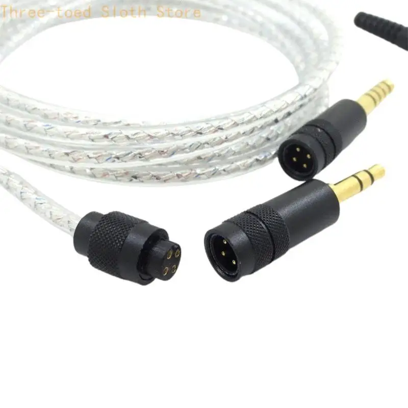 

Replacement Cable for HD518 HD558 HD598 HD569 Headphones 2.5mm/3.5mm/4.4mm Plug E74A