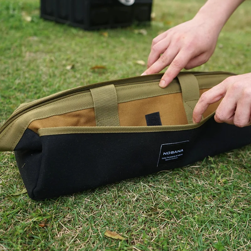 Portable Outdoor Kit Camp Nail Bag Camping Canopy Tent Nail Hammer Storage Bag Camping Accessories Bag