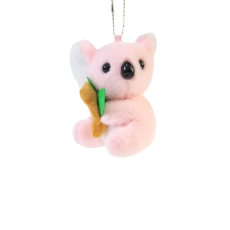 Porte-clés Koala en peluche créatif, 1 pièce, dessin animé mignon, amusant, décoration de sac à dos pour filles et femmes