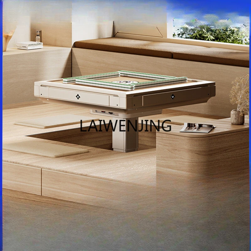 MJY Electric Lifting Mahjong Machine Fully Automatic Household Roller Coaster Mahjong Table