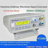 FY3200S Series FY3206S FY3212S FY3220S FY3225S Dual-channel Function Signal Generator 40Vpp  FPGA Integrated Circuit 250 MSa/s