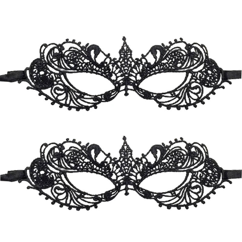 Mascarilla De Encaje Para Mujer | Máscara Elegante Para Fiestas, Halloween Y Cosplay