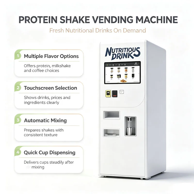 Protein Shake Vending Machine Smart Fitness Center Drink Machine Automatic Self Service Solution Customized