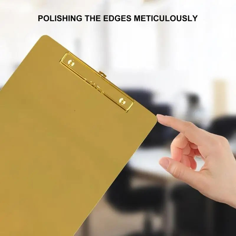 

31BA Heavy Duty Stainless Steel Clip Board For Presentation Sheet Document Storage