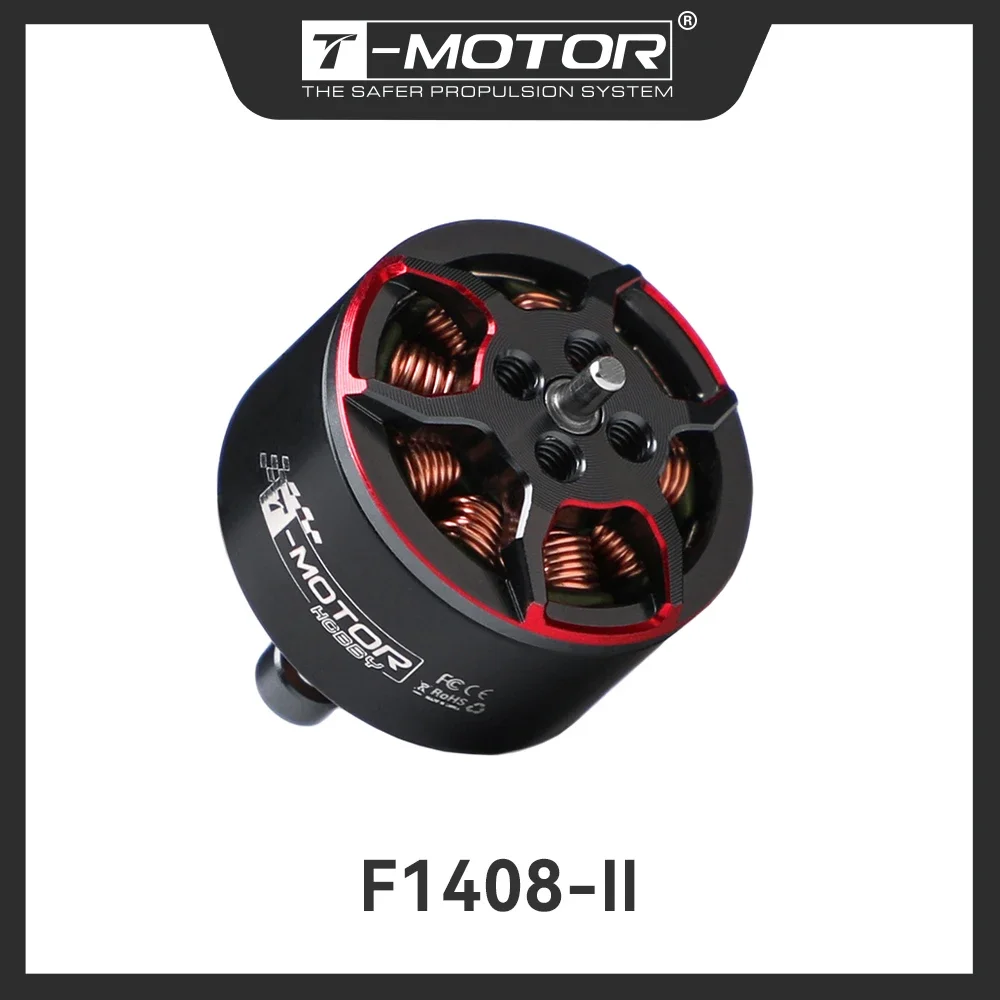 T-MOTOR F1408-II Motore drone da corsa Fpv 3-6S KV2800/KV3950 Motore brushless per aereo FPV Drone da 3-4 pollici