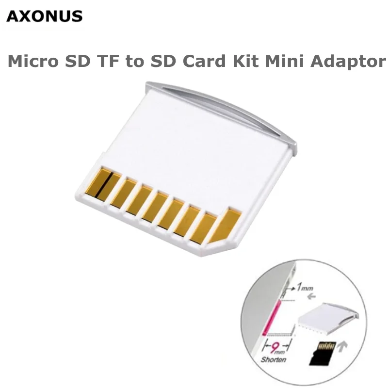 1pcs/Micro SD TF to SD Card Kit Mini Adaptor Low Profile for Extra Storage Macbook Air / Pro / Retina