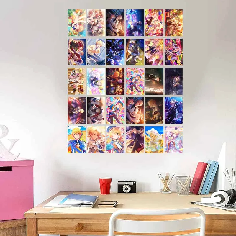 30PCS 4X6'' Project SEKAI Tenma Tsukasa Poster Cartoon Singer Wall Collage Kit Pictues Home Living