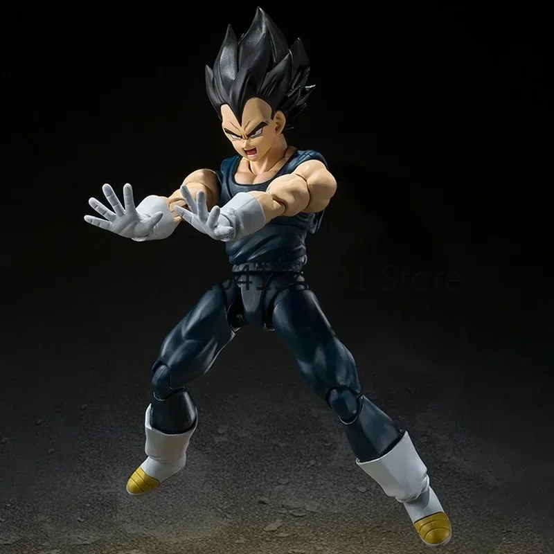 ฟิกเกอร์ของแท้จาก Bandai SHF ดราก้อนบอล ซูเปอร์ เวเจต้า ผมดำ รุ่นซูเปอร์ฮีโร่จากภาพยนตร์ มีสินค้าพร้อมส่ง ของขวัญวันเกิด ของเล่น