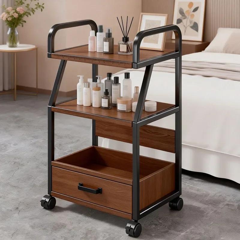 Mobile Trolley Stand for Bubble Base Medical Embroidery Eyelash Studio Equipment Cart Salon Wheel Cart Salon Furniture Tool Cart