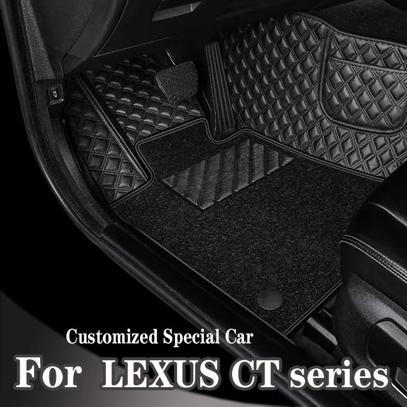 Car floor mats for LEXUS CT series 200h CT200h 2011 2012 2013 2014 2015 2016 2017 Custom auto foot Pads automobile carpet cover