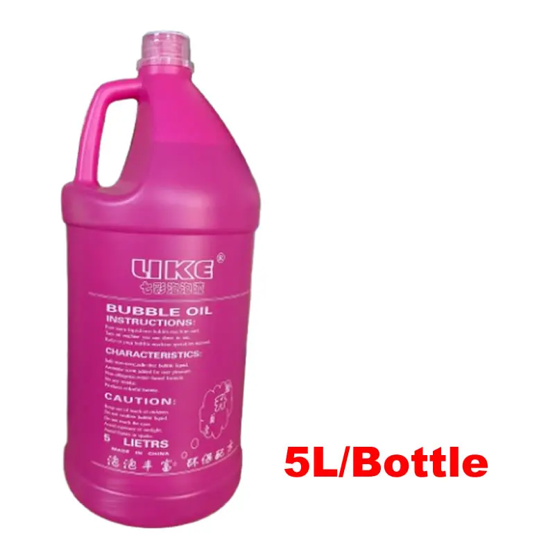 Aceite de burbujas de humo, líquido de niebla para máquina de burbujas de humo y máquina de humo LED Vertical, 5L, 4,5l