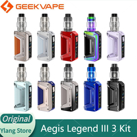 Original GeekVape Aegis Legend III 3 Kit Dual 18650 Battery 200W Box Mod with 5.5ml Z Fli Tank Electronic Cigarette Vaporizer