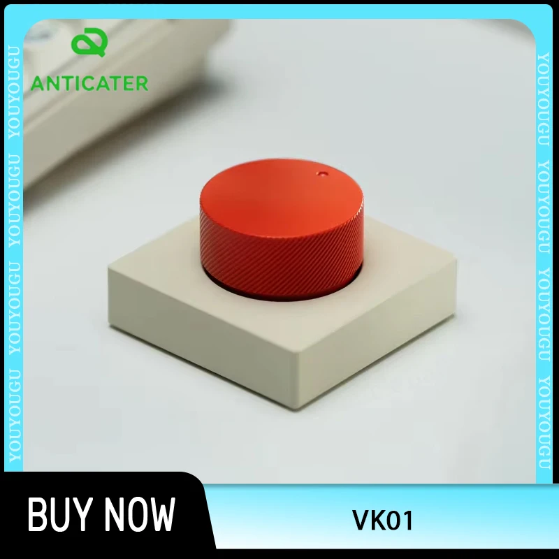 

ANTICATER VK01 Настольная ручка из алюминиевого сплава, двухрежимная беспроводная Bluetooth-ручка, пользовательские ручки управления, независимое приложение, аксессуар для ПК