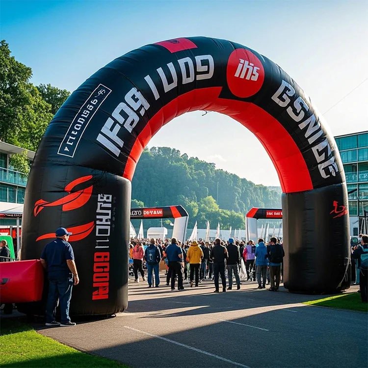 

Inflatable Start Finish Line Arch Marathon Race Music Festival Decoration Inflatable Entrance Arch Inflatable Arch for Outdoor