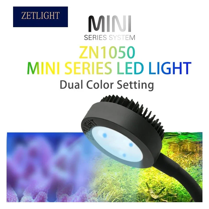 Zetlight LED light M1 4 modello LED spettro completo Nano piccolo acquario acquario acqua di mare acqua salata barriera corallina marina luce a LED