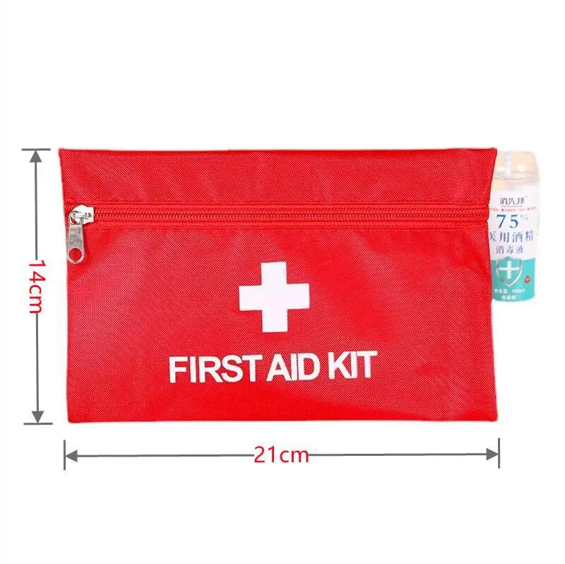 VITCOCO 1PC  Portable First Aid Kit Outdoor Vehicle Emergency Kit Household Full Set of Compact Medical Kit Empty Storage Bag