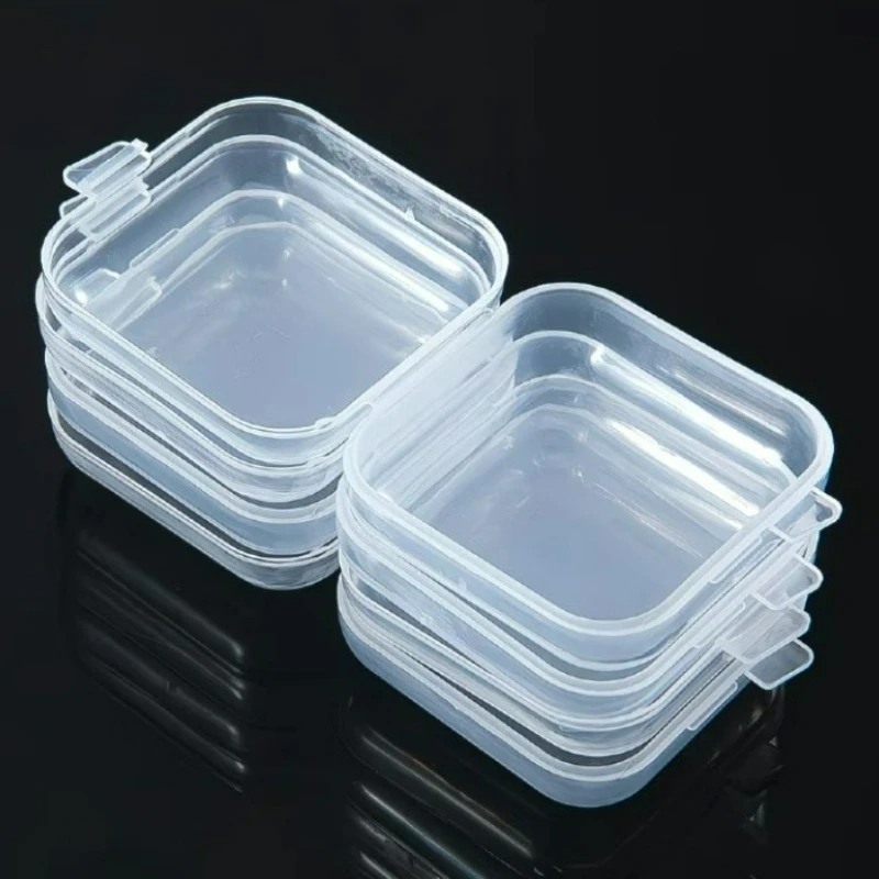 Mini Plastic Storage Box for Earring Jewelry Packaging