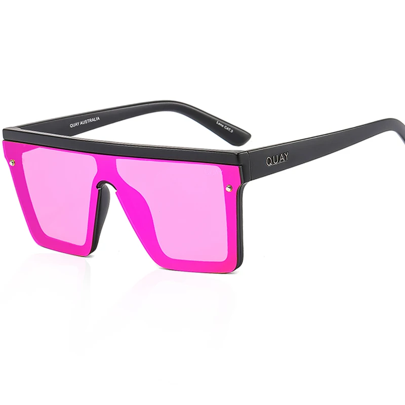 Retro Oversized Sunglasses Women UV400 Traveling Quay Sun Glasses For Female Vintage HINDSIGHT Eyewear Women