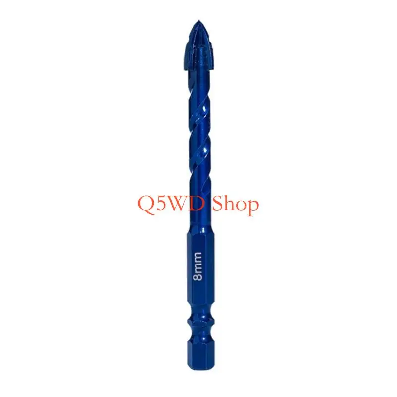 Q5WD Ceramic Tile Golden Triangular Drill Bit 6/8/10/12/14mm Length Punching Electric Drill Tool