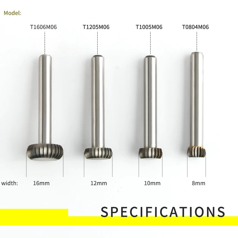 T Type Circular flathead Tungsten Steel Metal Arc Flat Head Grinding Head Milling Cutter Carbide Rotary File