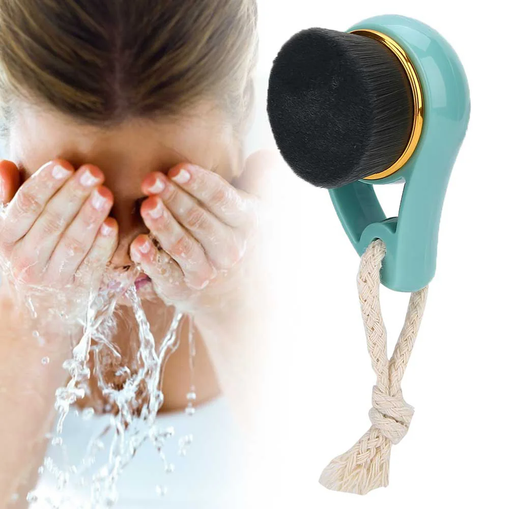 Pulizia Fibra morbida Carbone di bambù Esfoliante Lavaggio in bambù Spazzola per il viso Spazzola per la pulizia del viso Strumento per la cura del viso Pulizia del viso