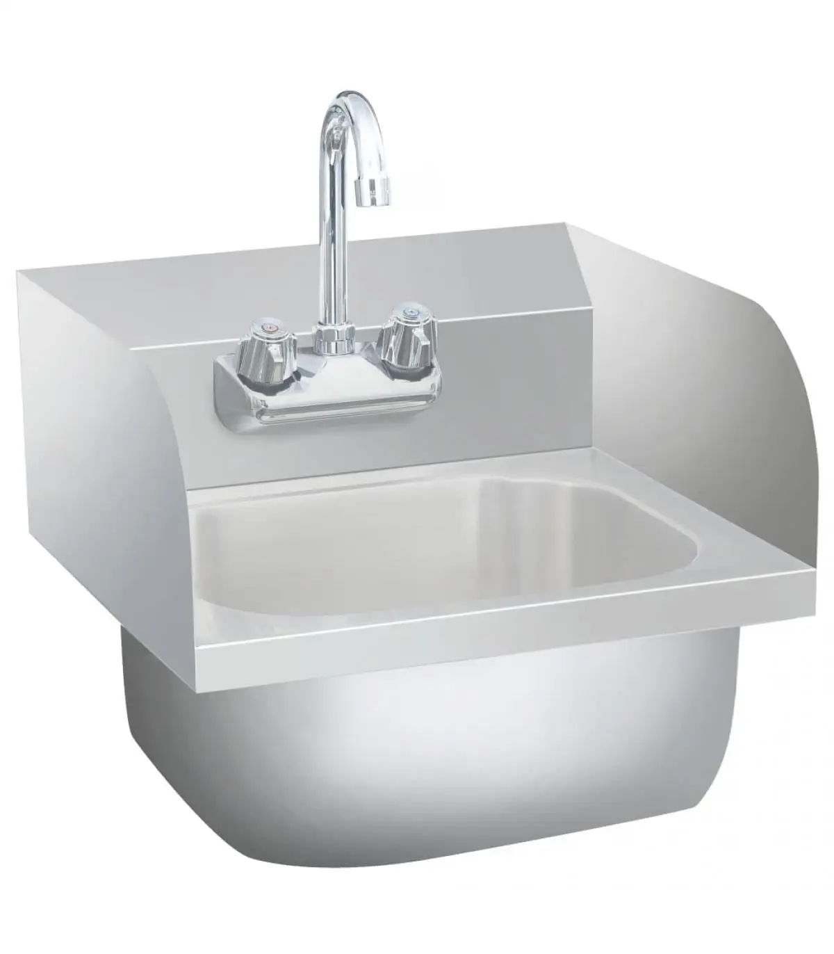 Commercial sink sinks with stainless steel faucet