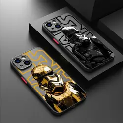 Star Mandalorians Cover W-Wars Phone Case for Apple iPhone 15 Pro Max 13 14 Plus 12 11 Pro 8 7 plus XS MAX Matte