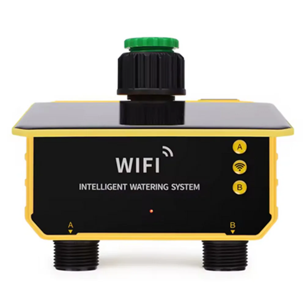 

Automatic Watering System Solar Powered Timer Smart Gardening 360 Rotating Connection Programmable Watering Time For Farmers