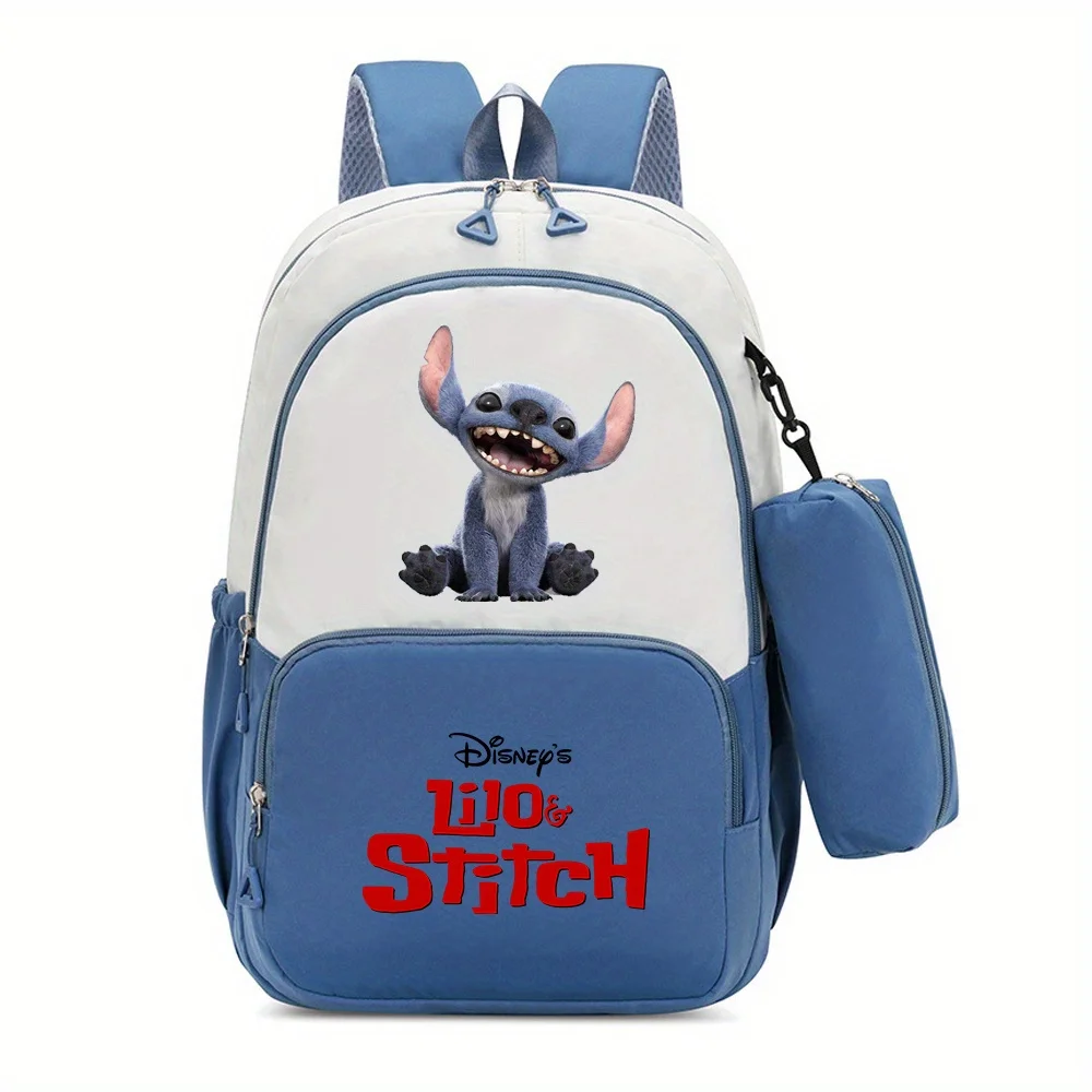 

Disney Lilo&stitch SchoolBag Printed Travel Large Capacity Backpack Laptop Compartment Student Bookbag Rucksack Mochila