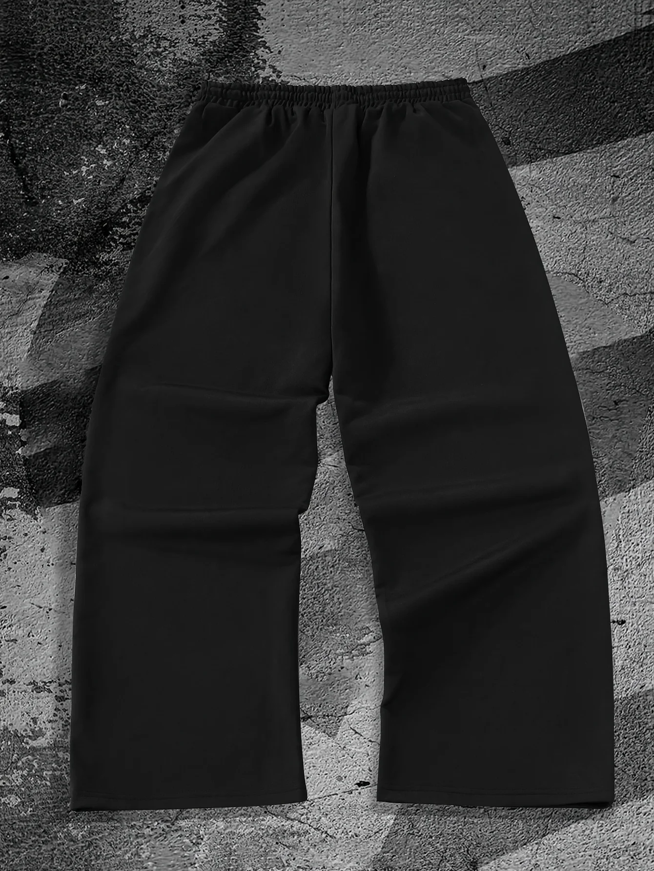 Men's athletic pants featuring the unique "FAITH OVER FEAR" slogan and a graphic print combining a crown of thorns with a cross. view 3