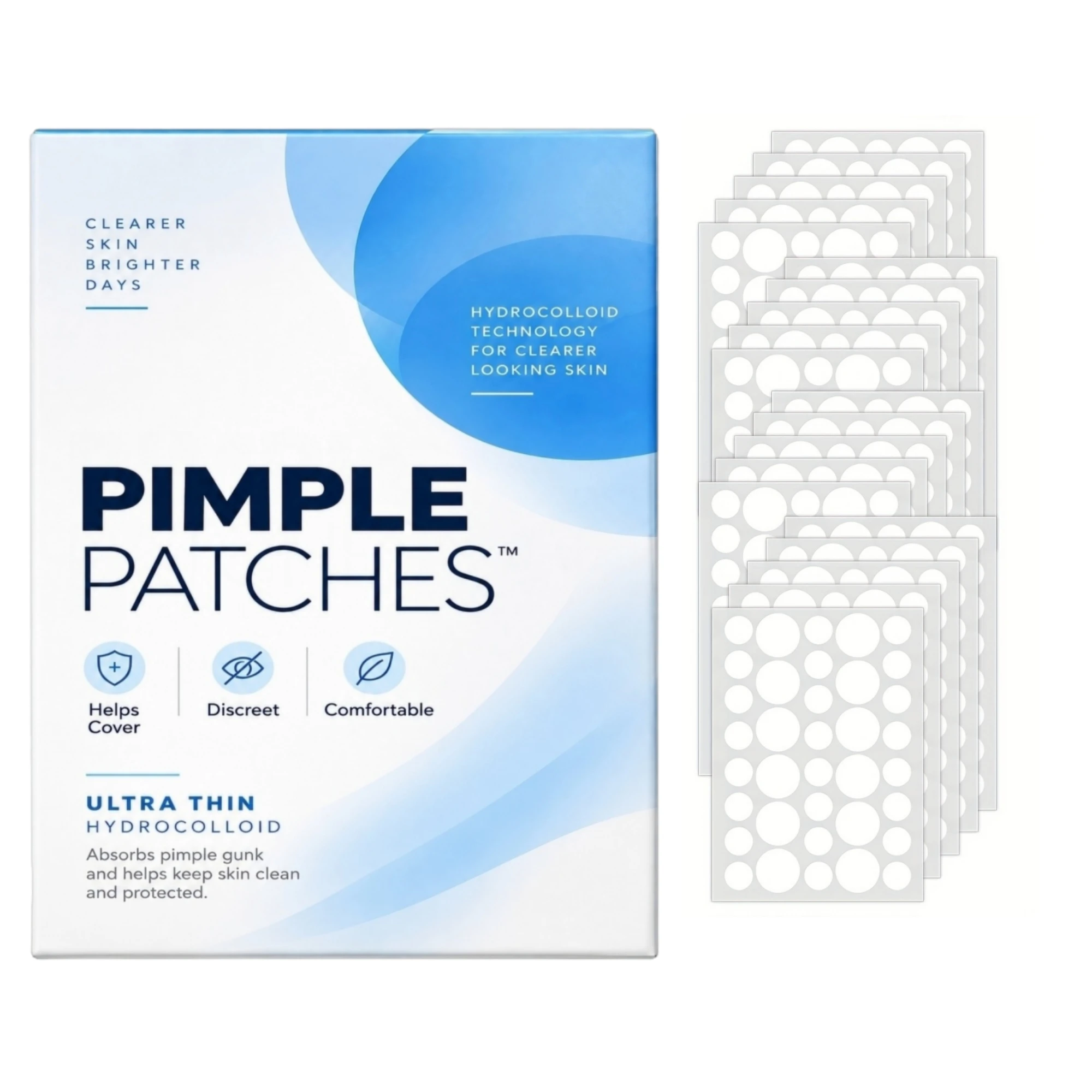 720pcs Hydrocolloid Pimple Patch Day & Night Acne Sticker