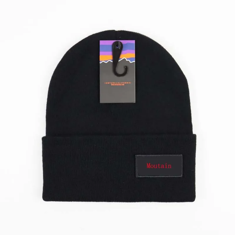 2024 Best Quality Moutain Embroidery Logo Women Men Y2K Beanies Hip Hop KnitHats Elastic Skull Cap Breathable Beanies