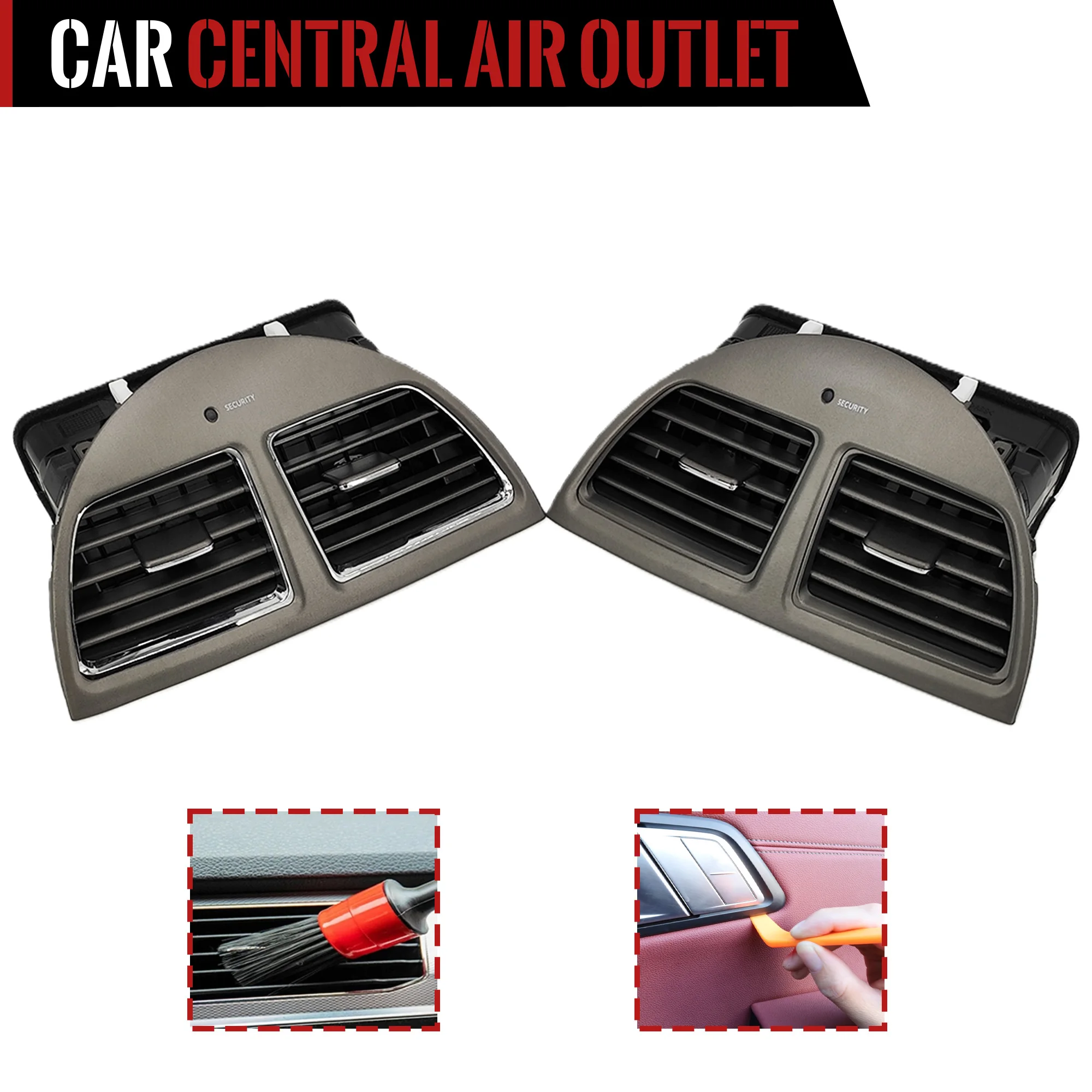 車の中央空調ベントアウトレットグリルレクサス ES240 ES350 2006 2007 2008 2009-2012 交換用エアコンカバー