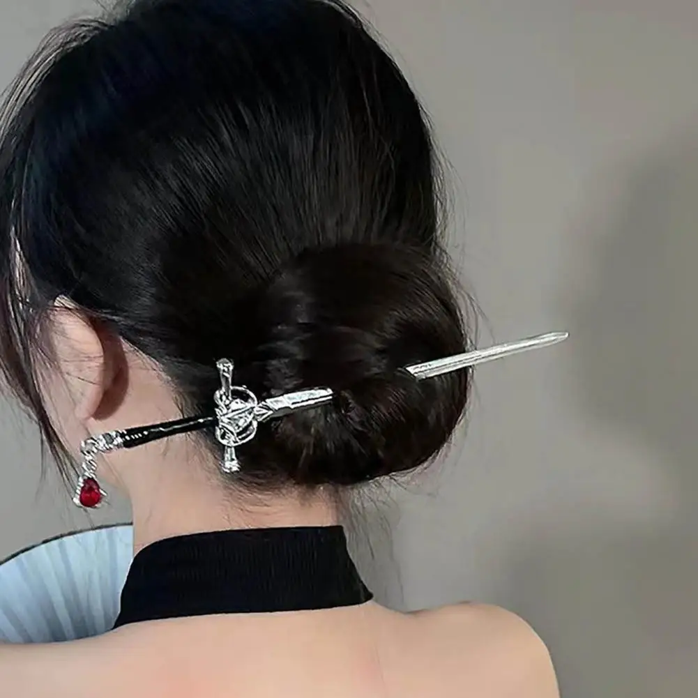 

Ancient Style Hairpin Fashion Personality Hairpin Female Chinese Style Hanfu Headwear Alloy Hairpin Tassel Step Shake