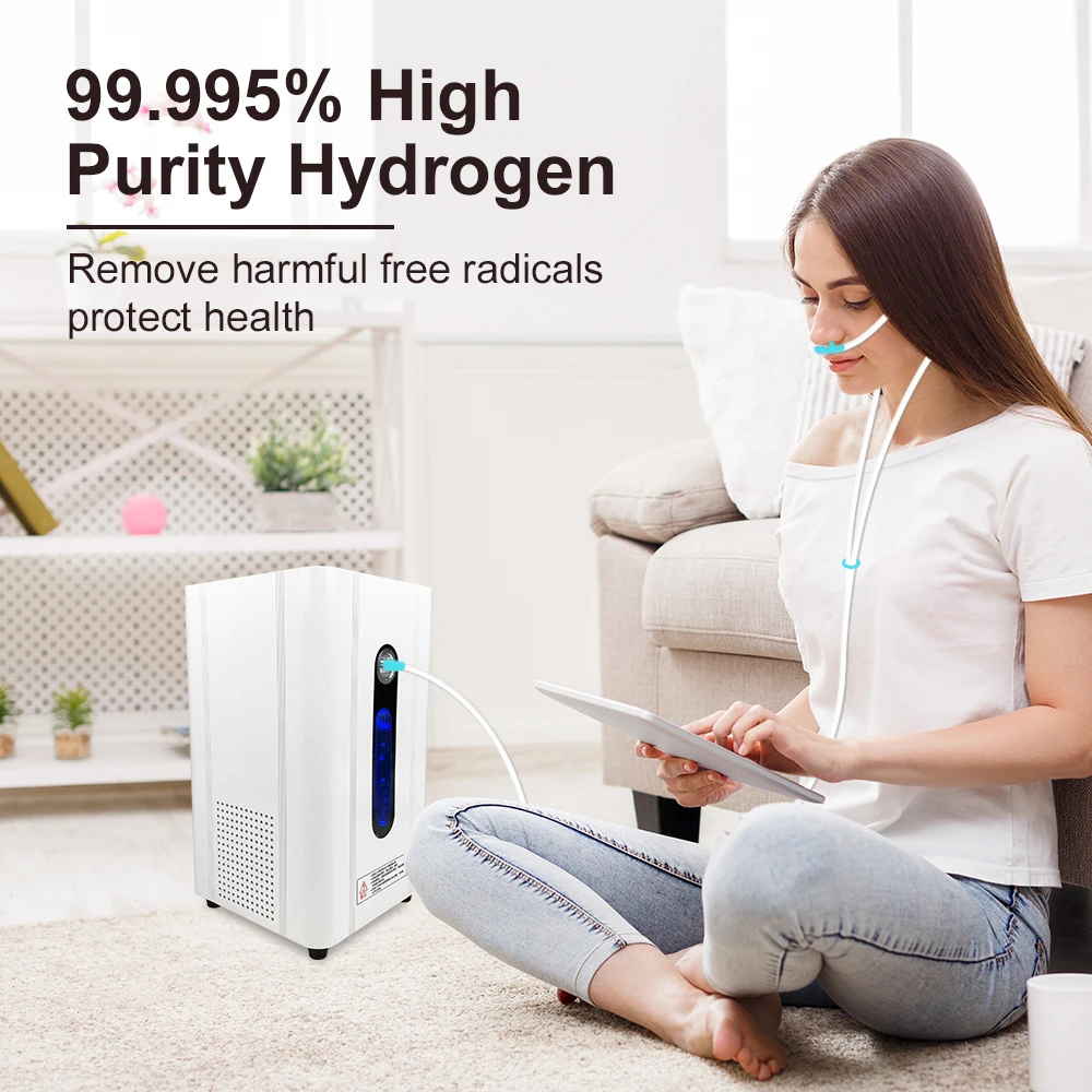 H2 Generator 300ml Home Use Gas Breathing Machine Hydrogen Oxygen Generator Mini Hydrogen Inhalation Machine