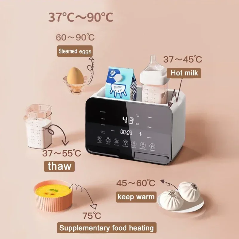 Newborn Baby Feeding Bottle Warmer & Sterilizers with Timer Accurate Temperature Control Food Milk Warmers Baby Accessories