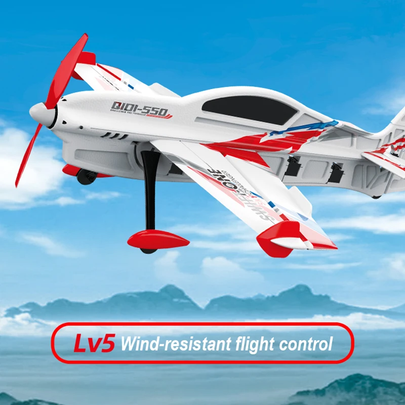 QIDI550 4CH RC Plane 3D Stunt Brushless Motor Remote Control Aircraft Fixed Wing Helicopter Airplane Rc Glider Toys for Adutls