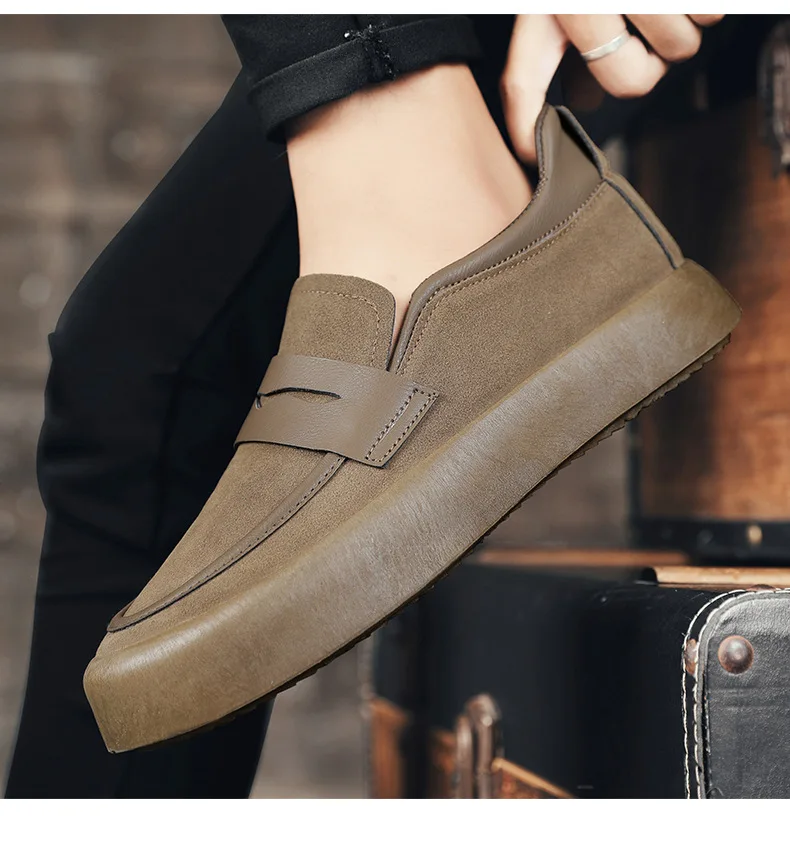 Neue Herbst Atmungsaktive Herren-Slipper-Set Modische Jugend-Freizeitschuhe Herrenschuhe – Detail 5
