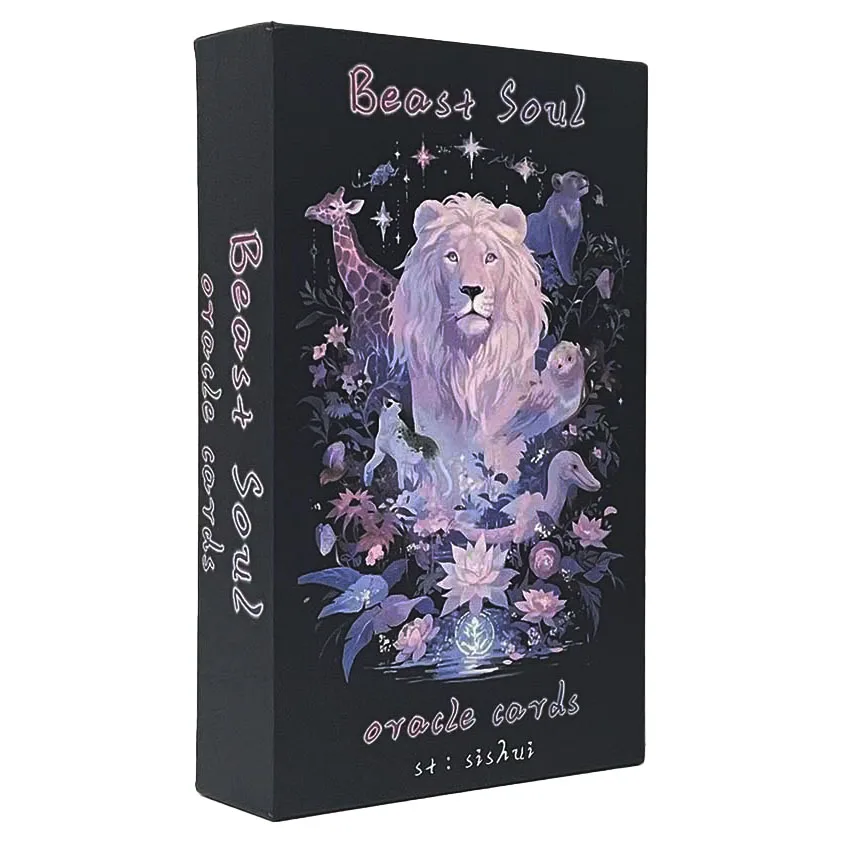 12x7 cm Beast Soul Oracle Cards Games，Animals Tarot Deck