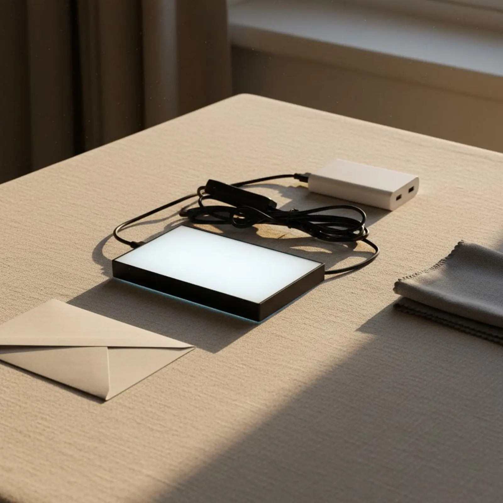 Film Negative Viewer Even Backlight Slide Copying Light Box Slide Viewer Light Box Adjustable Brightness LED Tracing Pad