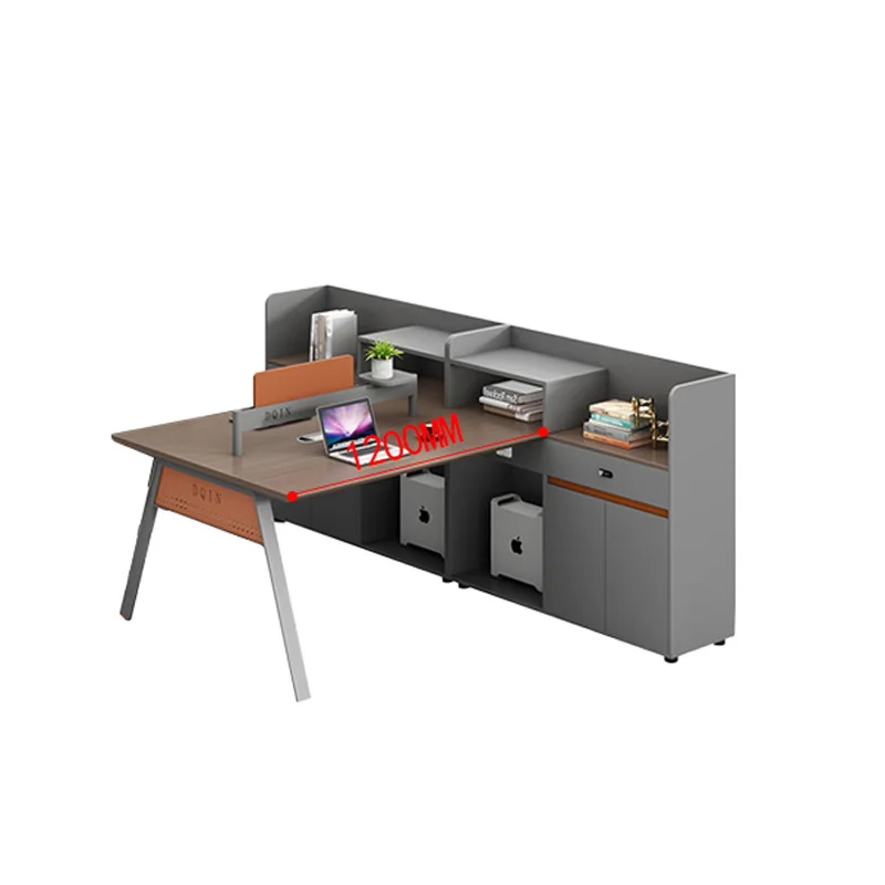 

Staff office combination four people, simple modern staff 4/6, office multi-person card seat partition