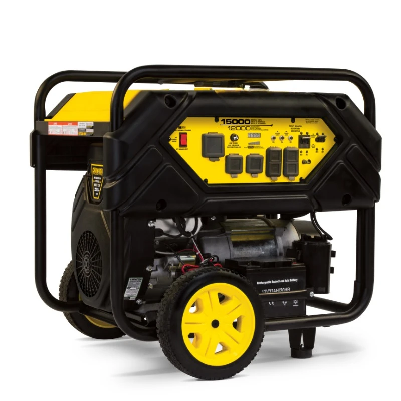 champion global power 12000 watt Portable Gasoline Generator with Wheels