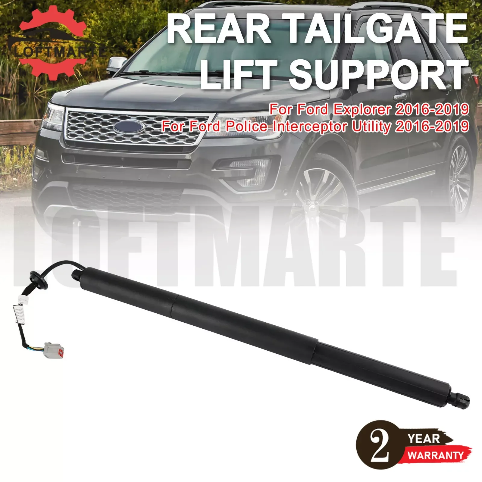 Rear Trunk Liftgate Power Hatch Lift Support Opener For 2016-2019 Ford Explorer Electric Tailgate Gas Struts GB5Z14B351A