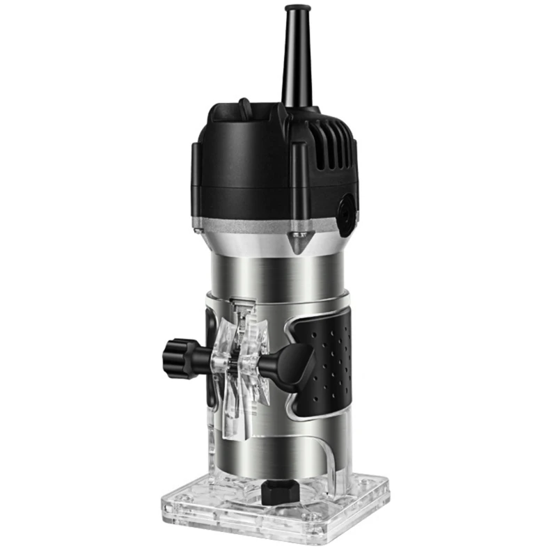 Router multifunzione per lavorazione del legno Utensile elettrico portatile per router legno efficiente in alluminio