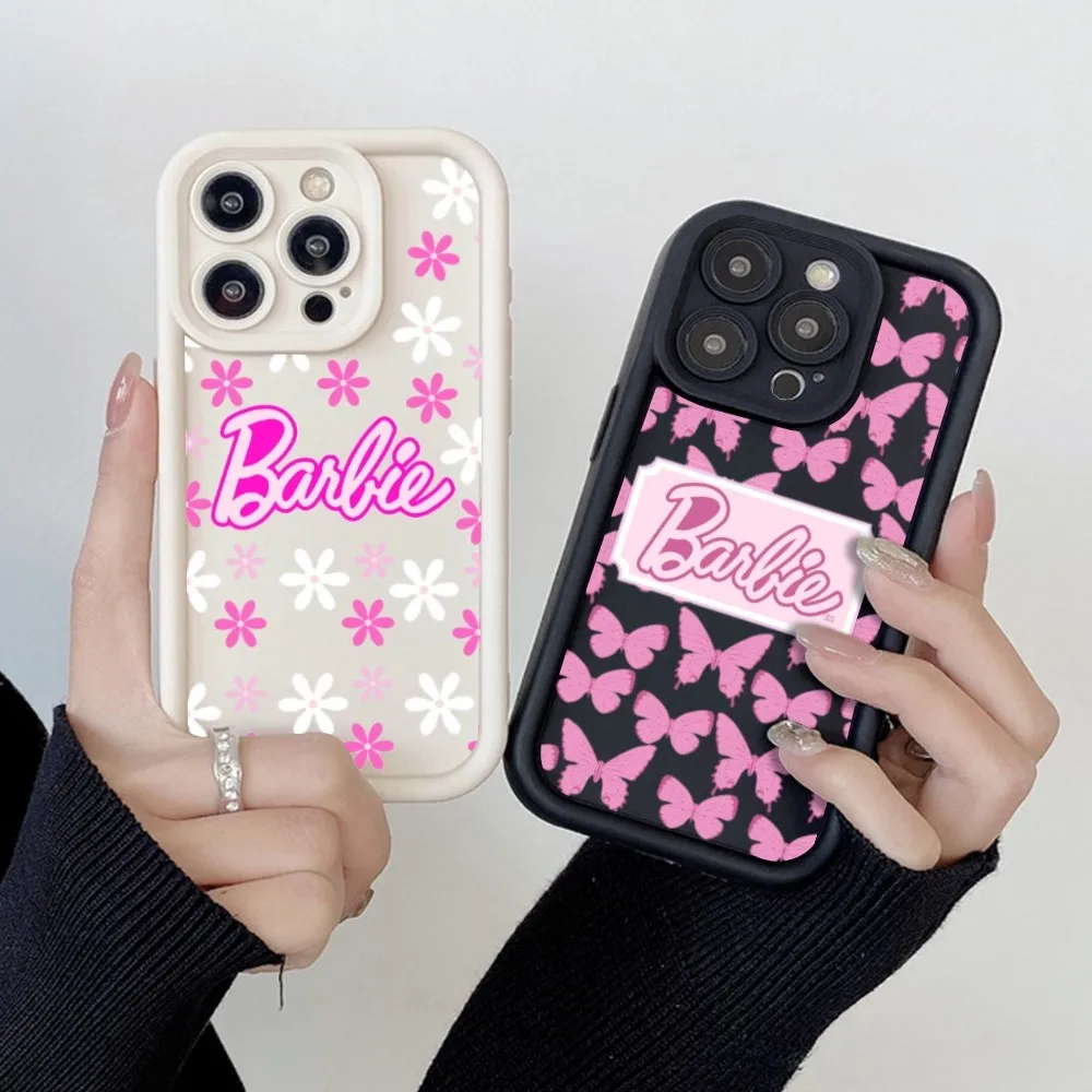 Barbie Cartoon Phone Case For iPhone 15 14 12 11 13 PRO MAX Plus X XS XR Soft TPU Back Cover