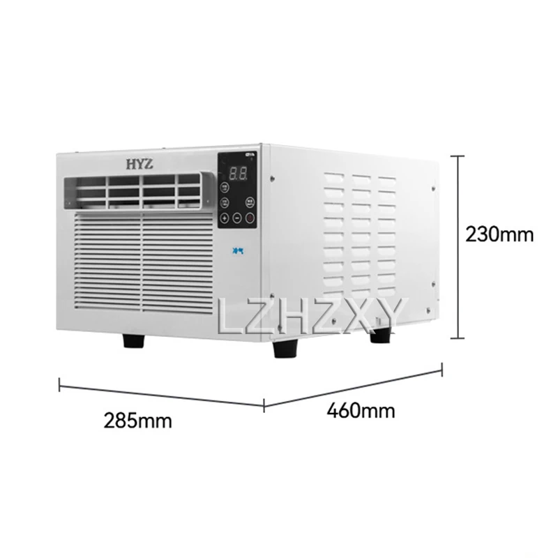 1100W Mobile Air Conditioner Portable Small Mosquito Net Air Conditioning Fan LED Control Panel With Remote Control 110V/220V