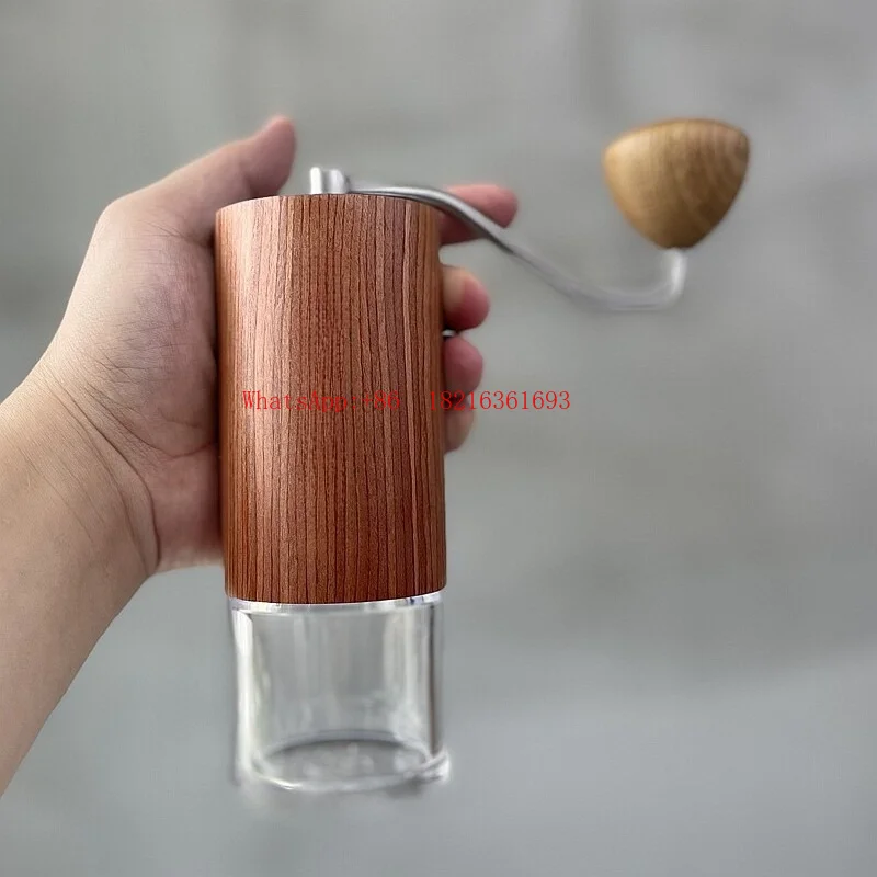 New Arrival M40 Hand Coffee Grinder Single Product Universal Wood Grain Red Axis Fine Grinding MK4