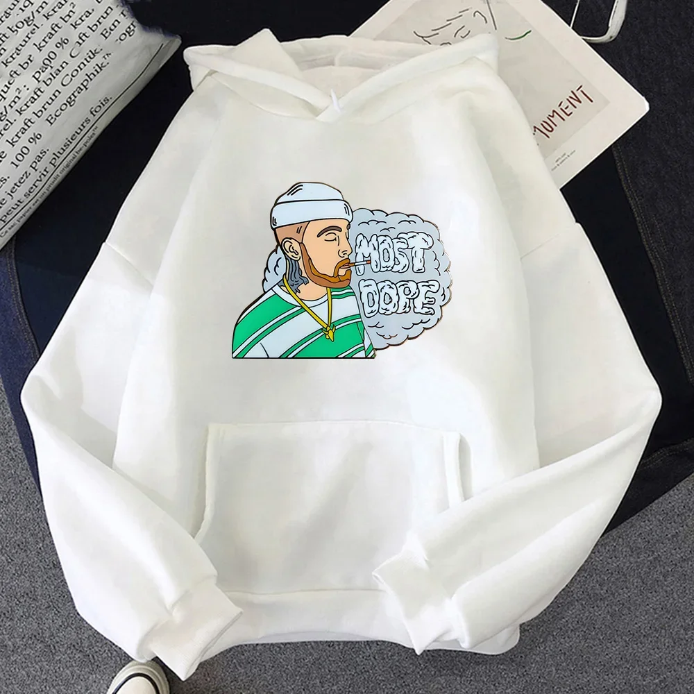 Macc Miller Self Care Men's Hooded Sweat-shirt Figure Silhouette Manga Printed Hoodies Japanese Anime Long Sleeve Y2k Streetwear