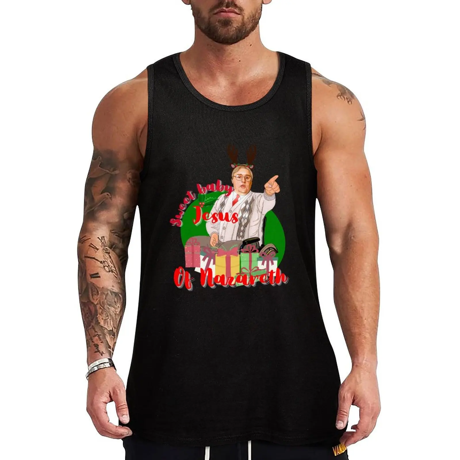 

Brian potter quote Christmas edition Tank Top Sports clothing cotton t-shirts man Men sleeveless tee