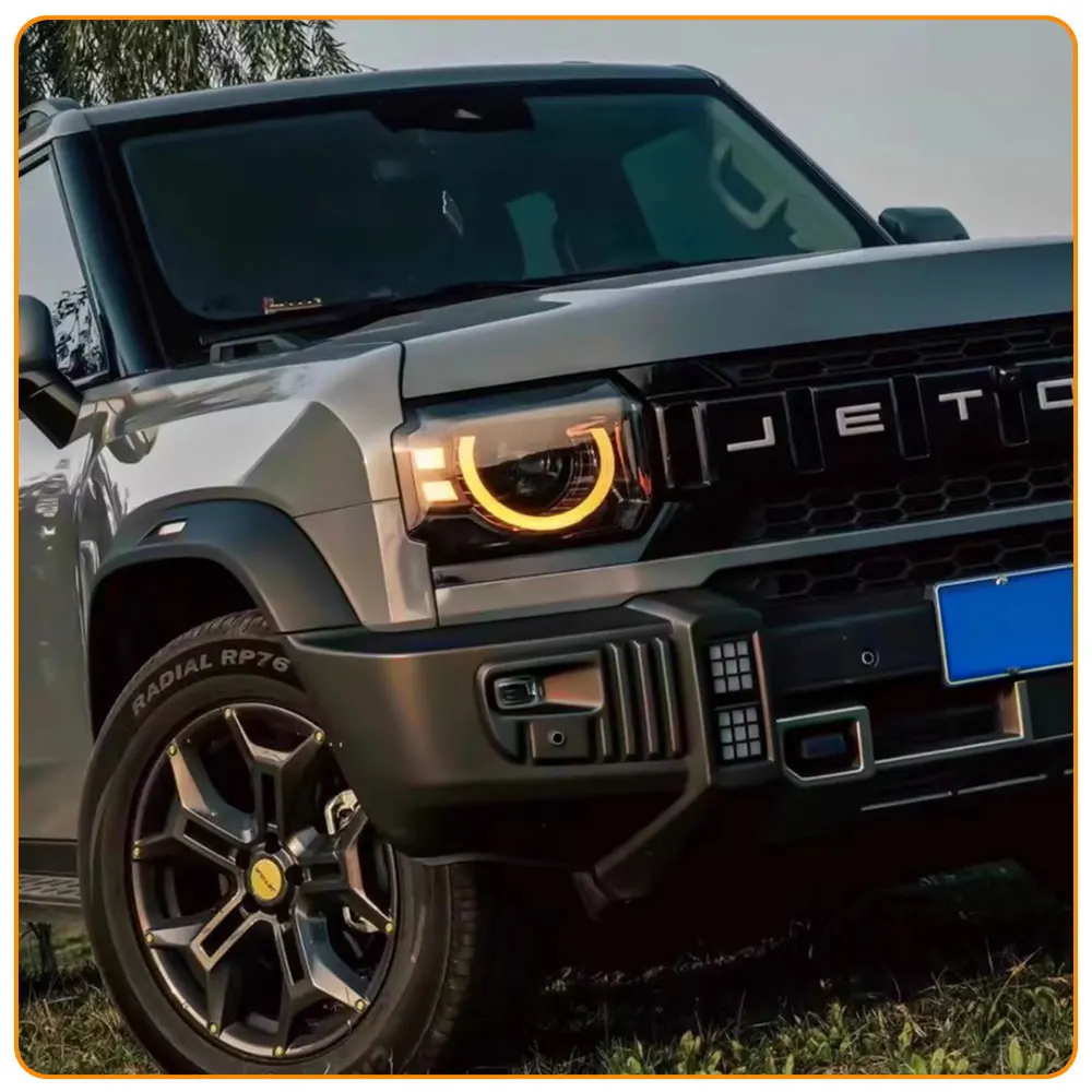 LED Headlight Assembly Modified Style Daytime Running Light Fit for JETOUR Traveler 2023-2024